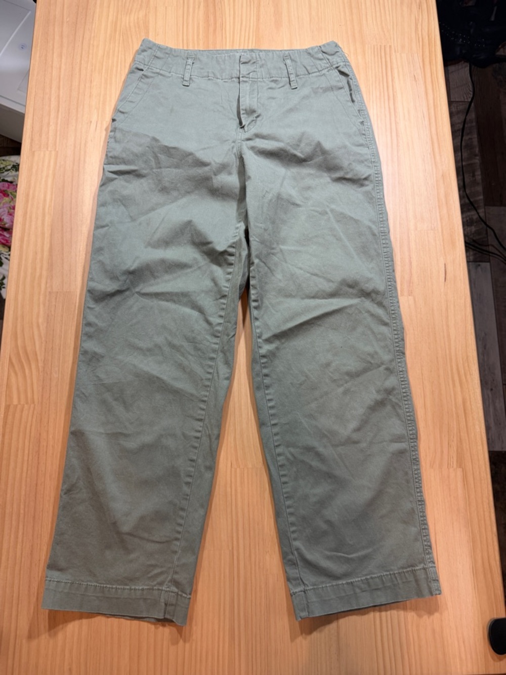 a new day Men's Olive-Tone Chino Pants B4